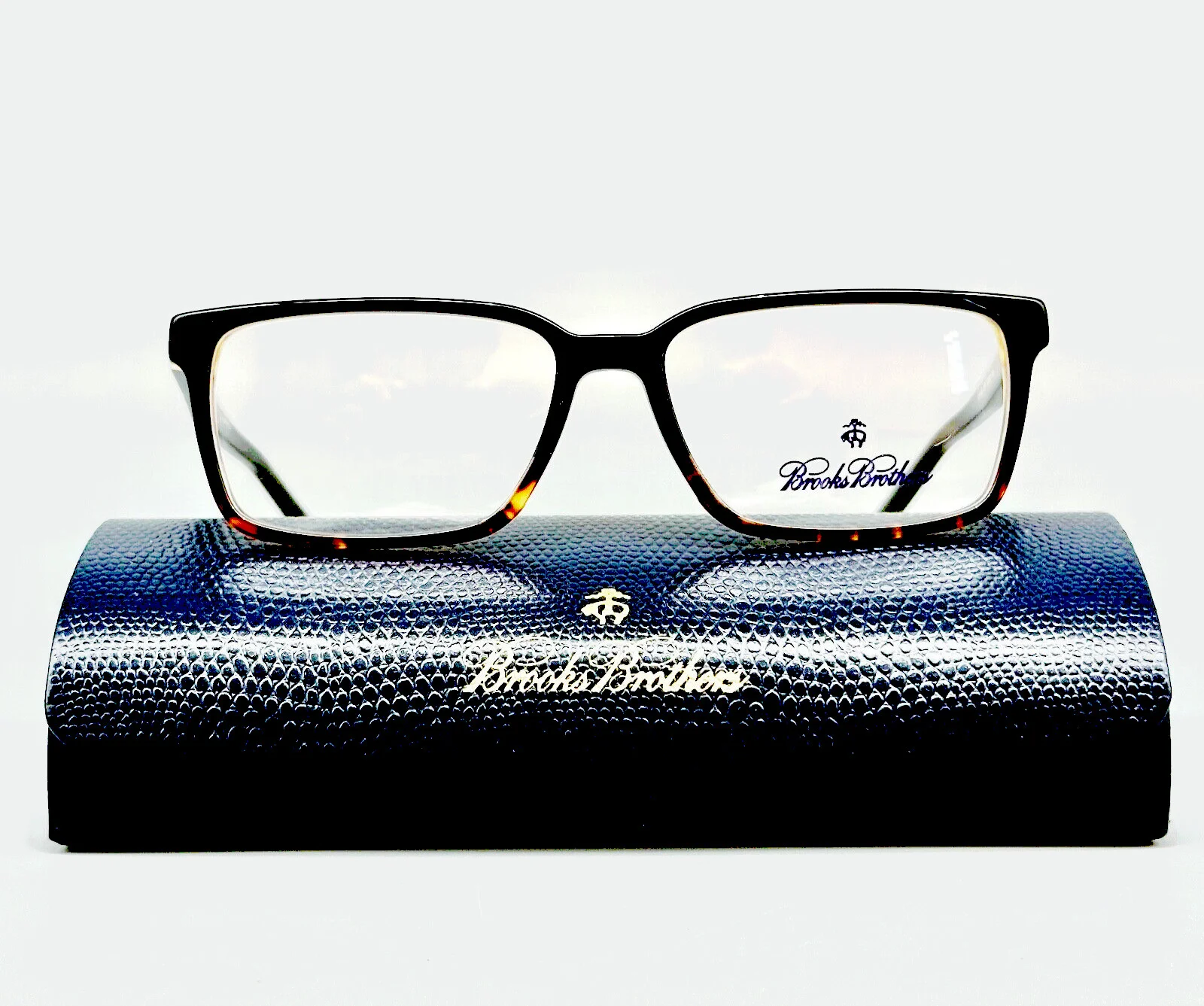 Brooks Brothers BB2032 6117 Eyeglasses 53-15-140 Black Frame Unisex 100% Authent 3