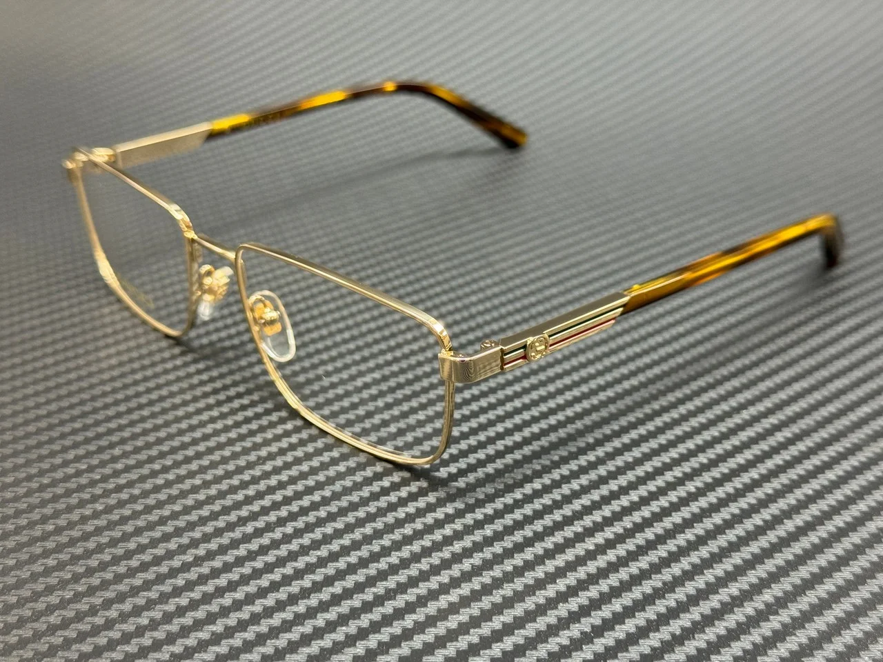 GUCCI GG1291O 002 Gold Havana Men